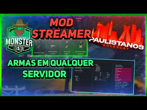 PUXANDO ARMA PELO  MONSTER MENU