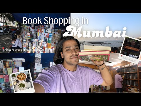 VLOG: I WENT BOOKSHOPPING IN MUMBAI!! 🛍️ // Flora Fountain Street Book Market, Kitab Khana + more