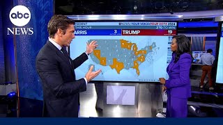 Early election night analysis: Harris vs Trump polls