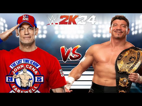 WWE 2K24 JOHN CENA VS. EDDIE GUERERRO FOR THE UNDISPUTED WWE CHAMPIONSHIP FAREWELL TOUR 2025!