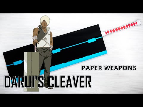 Make a Massive Paper Replica of Darui's Blade!