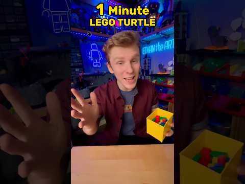 1 Minute vs 1 Day LEGO Turtle… #shorts