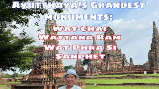 Ayuttaya’s Wat Chai Wattana Ram & Wat Phra Sri Sanphet #ancientruins #amazingthailand