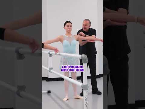 In Vaganova technique, your arms should originate from the shoulder blades, not just the shoulders.