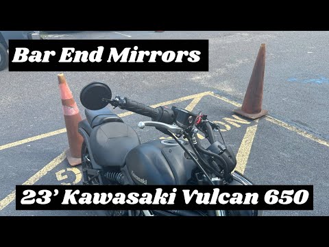 Kawasaki Vulcan 650 Bar End Mirror Install