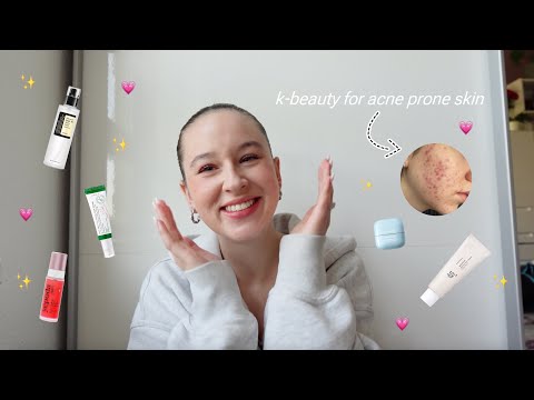 my FAVORITE korean skincare products for acne || first video, acne story & isotretinoin journey