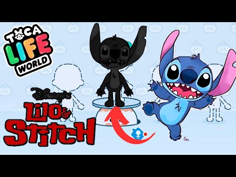 STITCH / LILO E STITCH / in the version picsart/ toca Life world