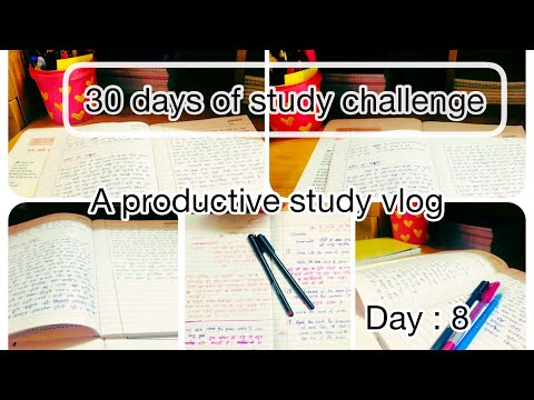 Day : 8 / My secret 🤫 study tips/ Productive study vlog/ 30 days of study challenge/ My Lifestyle