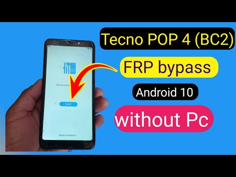 Tecno Pop 4(BC2) FRP Bypass without PC (Android 10) - New Method!"