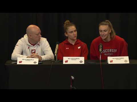 Media Conference || Wisconsin Volleyball || Dec. 14, 2024