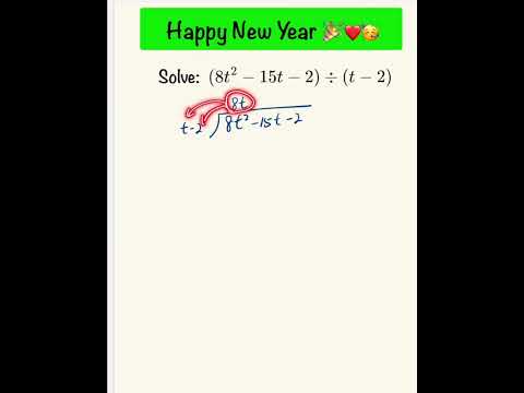 How To Use Long Division To Divide Polynomial | Algebra 2