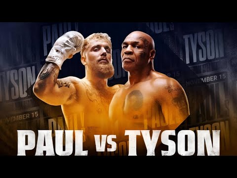 Jake Paul vs. Mike Tyson-November 15, 2024, at the AT&T Stadium in Arlington, Texas.