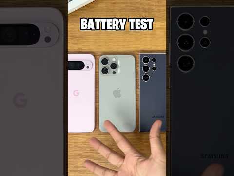 iPhone vs Samsung vs Pixel vs OnePlus vs Xiaomi - BATTERY TEST! 🔥