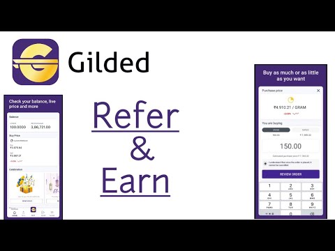 gilded app referral || gilded app refer & earn || gilded referral || gilded refer & earn || script