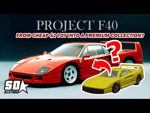 【Rebuild a cheap Ferrari F40 Toy?】It's that worth? 【重新改造一臺廉價F40玩具?】值得嗎?