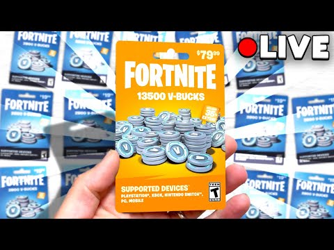 🔴 FREE 100,000 VBUCKS GIVEAWAY LIVE! (FORTNITE GIVEAWAY)