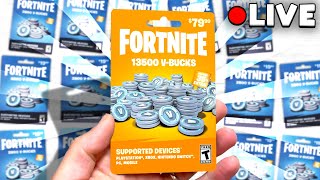 🔴 FREE 100,000 VBUCKS GIVEAWAY LIVE! (FORTNITE GIVEAWAY)