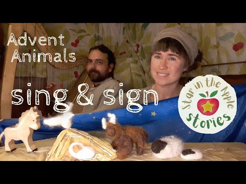 Advent Animals - Sign & Sign