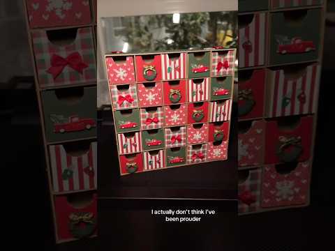 SURPRISING MY GIRLRFRIEND with a custom ADVENT CALENDAR 🎁 w Mattie Westbrouck- #shorts