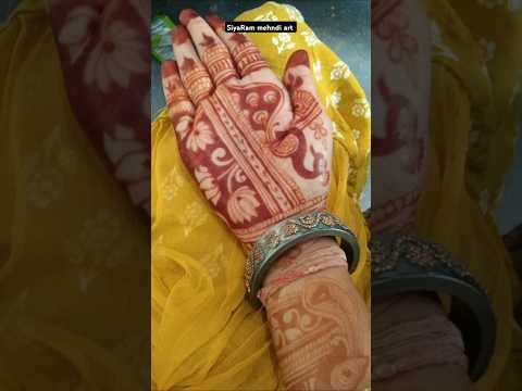 Dark mehndi design#mehndi#youtubeshorts#viralshort#ytshorts#siyara#@SiyaRammehndiart #bridalmehndi