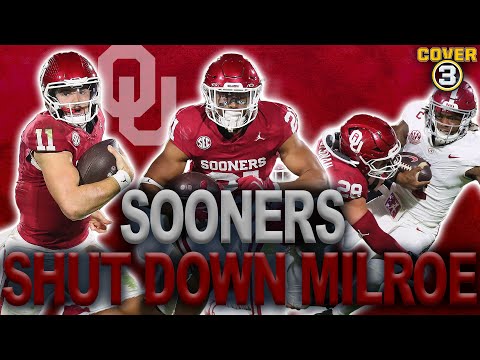 Oklahoma Shut Down Jalen Milroe | Oklahoma Defeats Alabama 24-3 | COVER 3 College Football