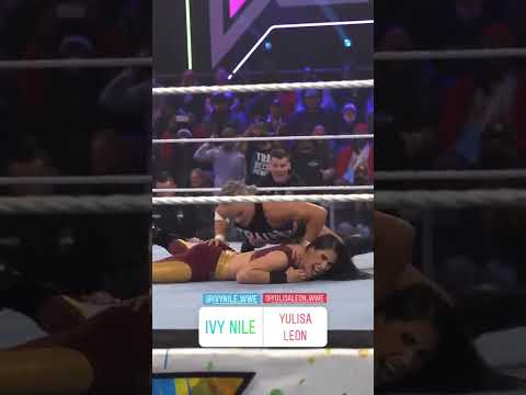 Ivy Nile vs Yulisa Leon action pack fight in the WWE NXT Diva Match | WWE New Diva Stars #shorts