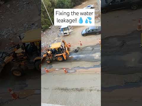 Bulldozer in Action!!#bulldozer #bulldozerdrive #waterleakage #bulldozerinaction #water #shortsfeed