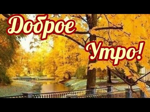 Доброе Утро! Тёплого, осеннего настроения Вам! Позитивное пожелание и классная музыка❤️