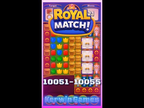 Royal Match Level 10051 10052 10053 10054 10055 - No Boosters Gameplay