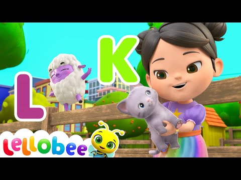 ABC Fun at Lellobee City Farm: Sing Along with the Animals! | 🍯 Lellobee Kids Songs & Cartoons!