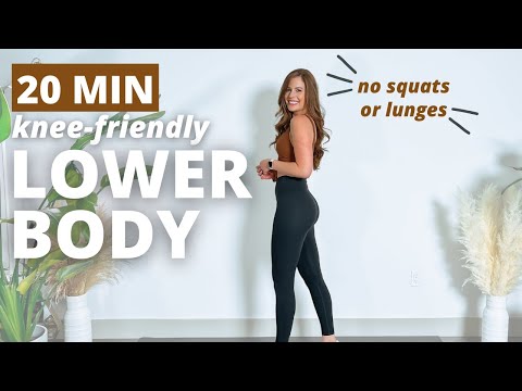 Knee Friendly Lower Body Workout - NO squats NO lunges workout