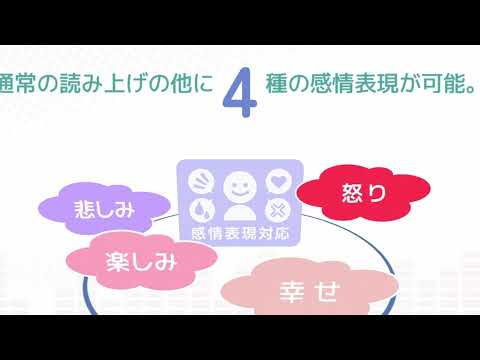 【入力文字読み上げソフト】VOICEPEAK 商用可能 ナレーター 女性6/男性7【サンプル音声】