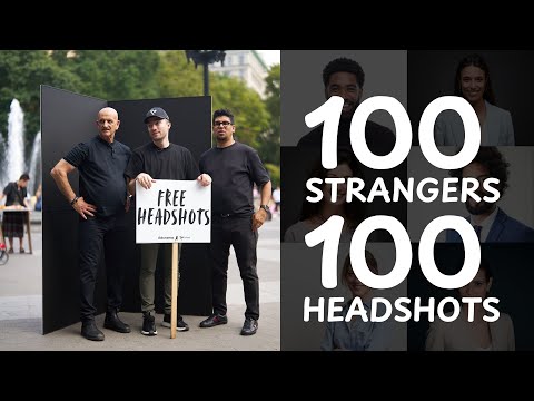 100 Headshots for 100 Strangers: A Powerful Portrait Challenge!