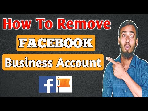 How to REMOVE Facebook BUSINESS ACCOUNT from Facebook PAGE | ফেসবুক পেজ থেকে বিজনেস একাউন্ট সরানো