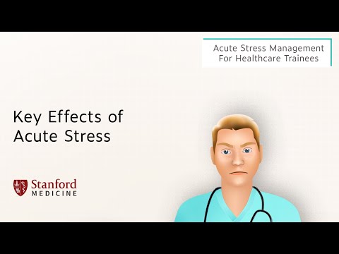 Key Effects of Acute Stress – Acute Stress Management for Healthcare Trainees Part 5