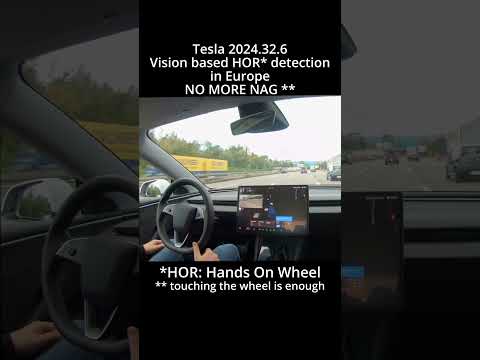 Tesla Europe Update: No Wheel Nag on Auto Pilot