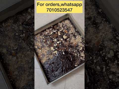 Baking Minivlog-23:-Less orders means More Pieces🤩 #shorts #brownies #homemadebrownies