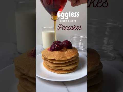 || Eggless Light & Soft Pancake || #shorts #viral #ytshorts #pancake #breakfast #recipe