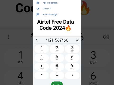 Airtel Free Data Code=2024 #airtel #freedata