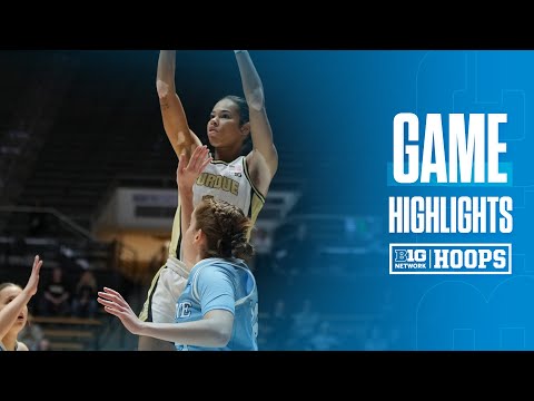 Maine at Purdue | Highlights | Big Ten Women's Basketball | 12/04/2024