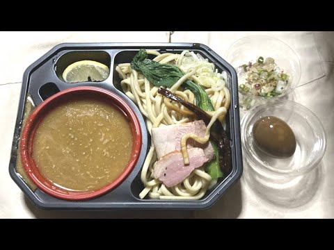 Tsukemen (dipping noodles) in chicken and niboshi broth Takesue-tokyo-premium