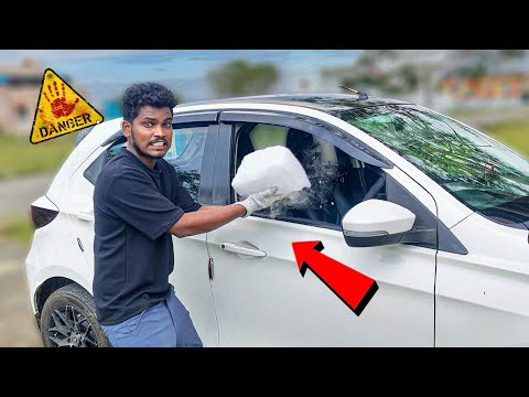 My New Car Vs Dangerous Ice ..🤔 What Happened?#mrsuncityvlog #mrsuncity