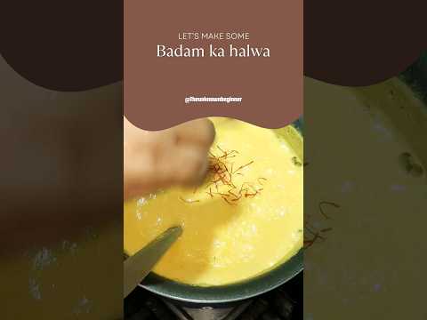 Quick Badam ka halwa🤤🤤 recipe #recipe #shorts