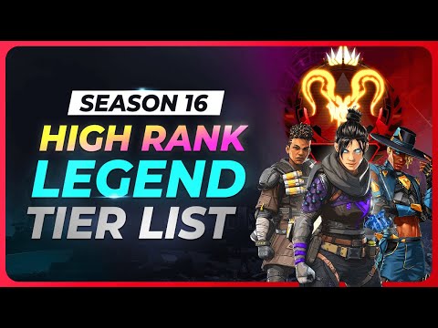 BEST LEGENDS TIER LIST - HIGH RANK EDITION (Apex Legends Season 16)