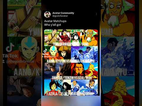 Avatar Matchups #anime #aang #avatarthelastairbenderedit #avatarthelastairbender