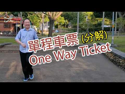 【元宏排舞教室】分解-84-(25-3) 單程車票 排舞 / One Way Ticket line dance