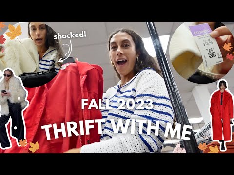 ✨AMAZING FALL THRIFT WITH ME for 2023 fashion trends | so excited for these finds!