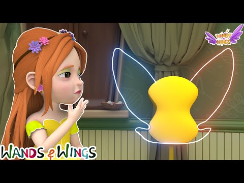 Where Is My Wing? | Princess Lost Her Wings + Wheels on the Carriage | Princess Song - Wands & Wings