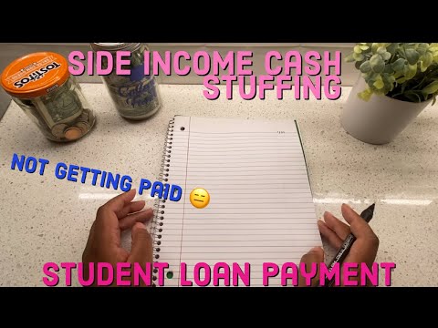 STUDENT LOAN DEBT UPDATE | Side income cash stuffing | $10,928 left