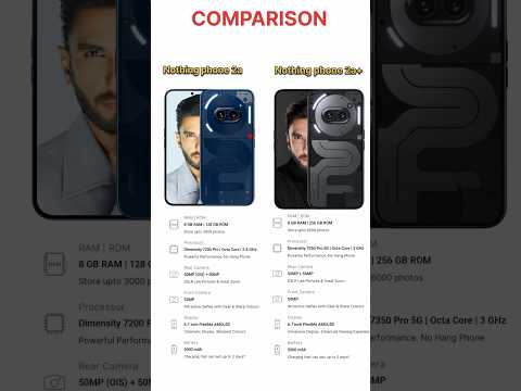 Nothing phone 2a vs Nothing phone 2a plus  #tecnicalguruji #nothingphone2a#nothingphone2aplus